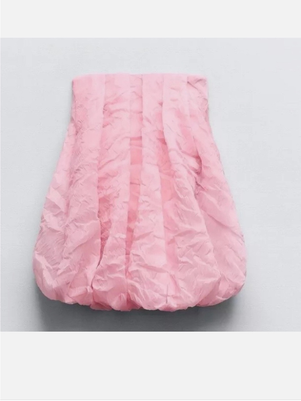 Zara Light Pink Bubble Organza Dress